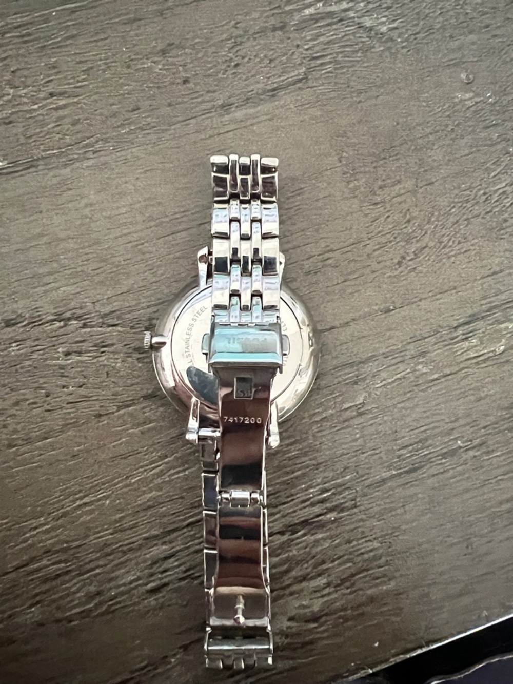 Fossil Silver Stainless Steel Roman Dial Bracelet Watch - Picture 2 of 5